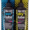 Muc-Off Dry & Wet Lube Pack 2x120ml 2 Muc-Off Dry & Wet Lube Pack 2x120ml -Giant Store muc off dry wet lube 2x120ml